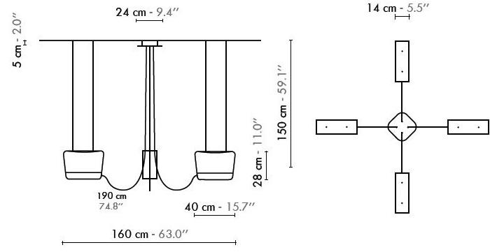 designheure Светодиодная подвесная лампа Eau de lumière sun-id-1397886 - Вид №4