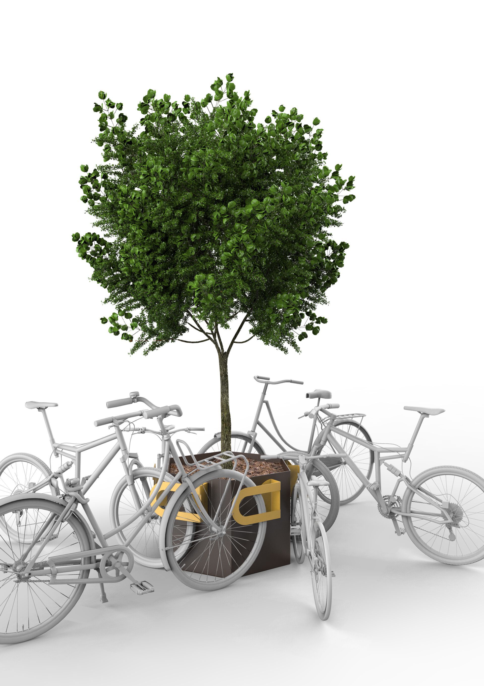 Стальная стойка для велосипедов / плантатор CITYSì PETALO ARCH-00022806 - Вид №4