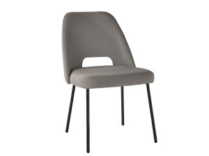 Металлический мягкий стул