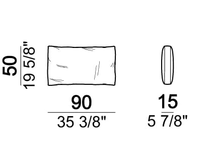 Тканевый диван с полуостровом Arketipo MOSS ARCH-00121787 - Вид №23