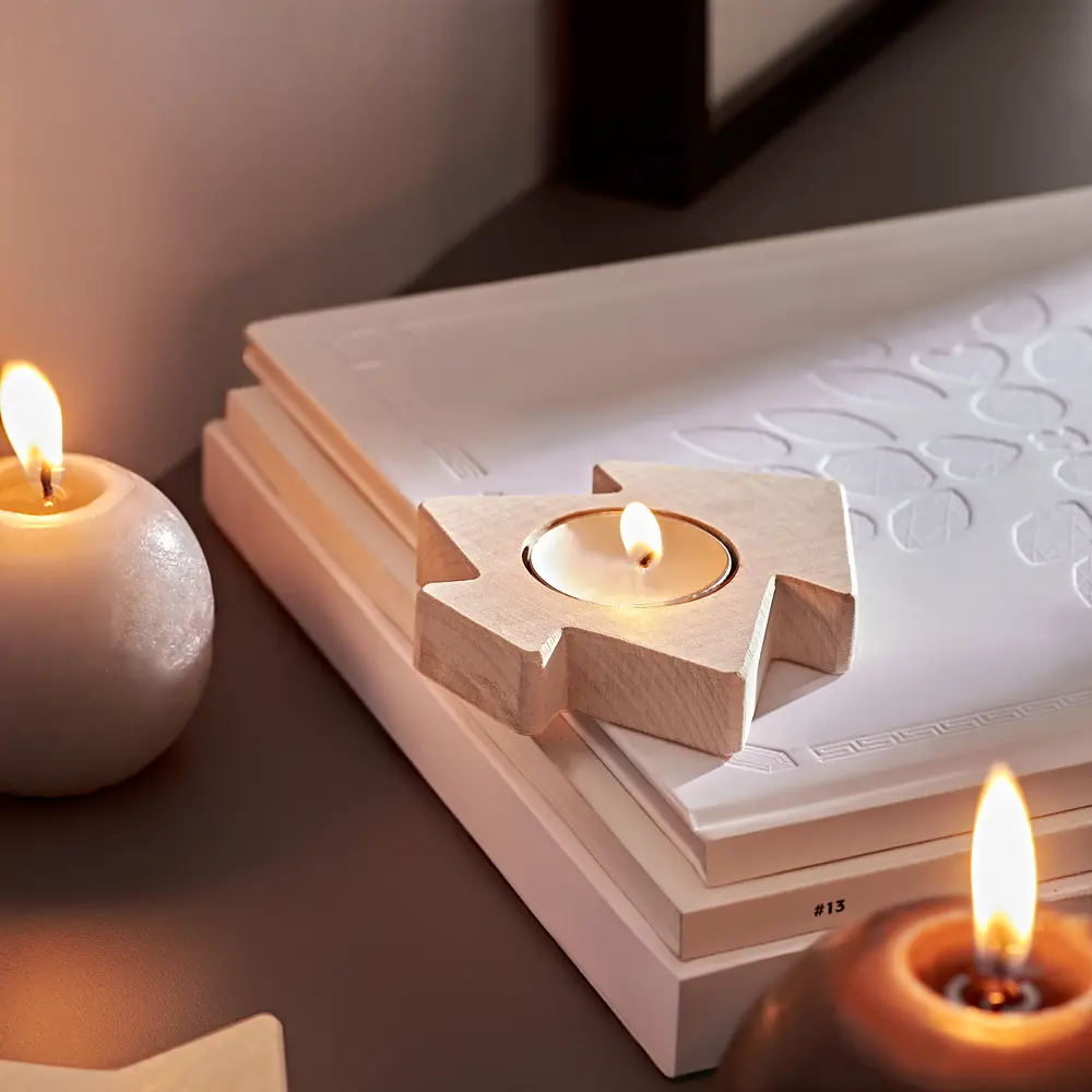 Подсвечник Симфония Елочка 9x1.7 см STLM-2008595 - Вид №3