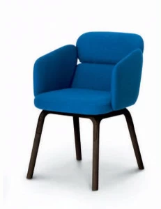 arflex Стул с обивкой и подлокотниками Bliss