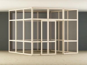 Glimakra of Sweden Раздвижная стеклянная мобильная стена для офиса Europo