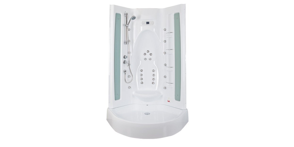 Душевая кабина Aquanet Taiti 110x110 с паром, г/м, тонированное стекло 172283 - Вид №1