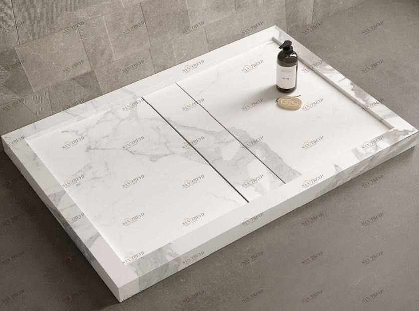 Italgraniti Прямоугольный душевой поддон из керамогранита Italgranitilive Drop000001