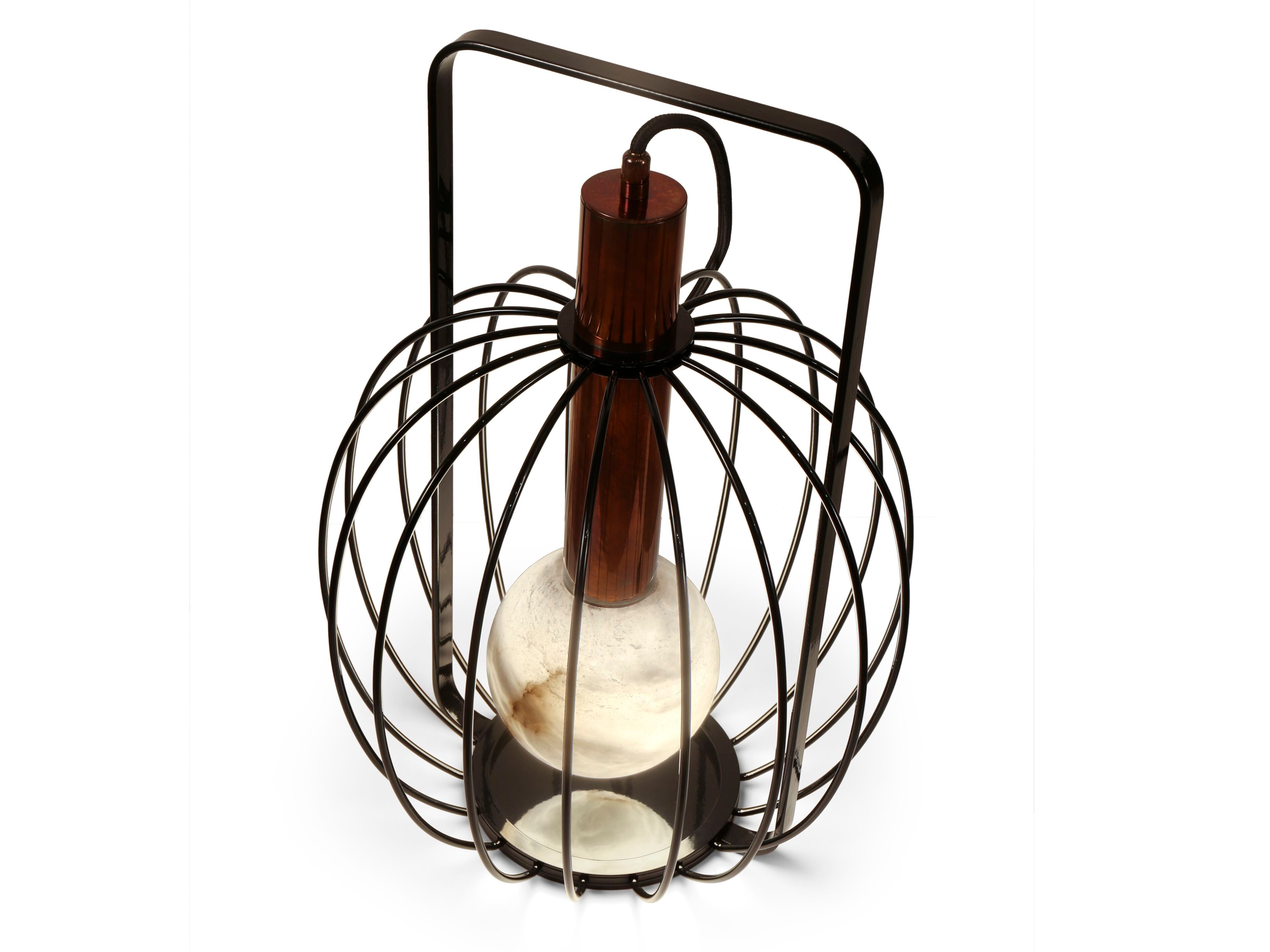 Металлическая светодиодная настольная лампа Borzalino ARCH-00082605 - Вид №3