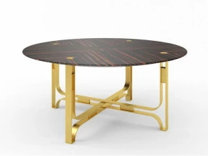 MARIONI Круглый журнальный столик для гостиной Gregory 02712