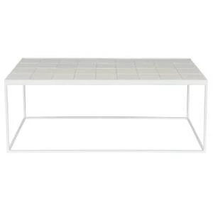 Стол кофейный Glazed, белый