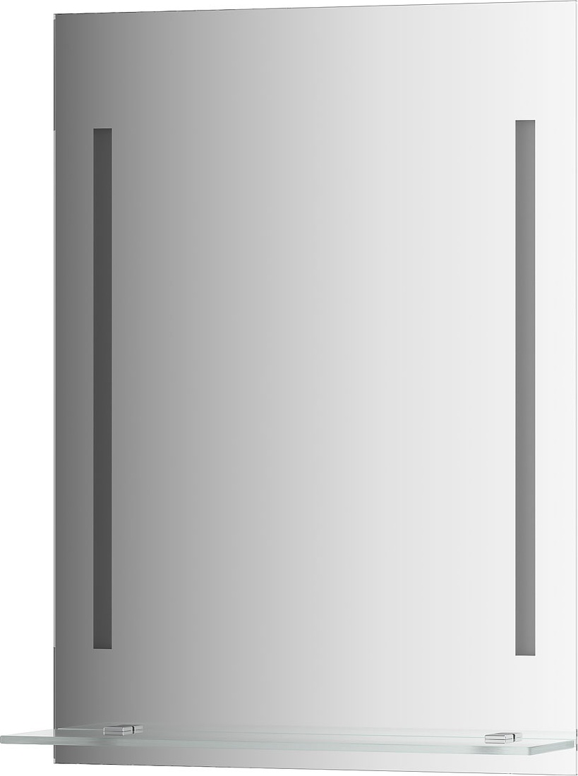 BY 2161 Зеркало с полочкой 55 cm с 2-мя встроенными LED-светильниками 11 W EVOFORM Ledline-S