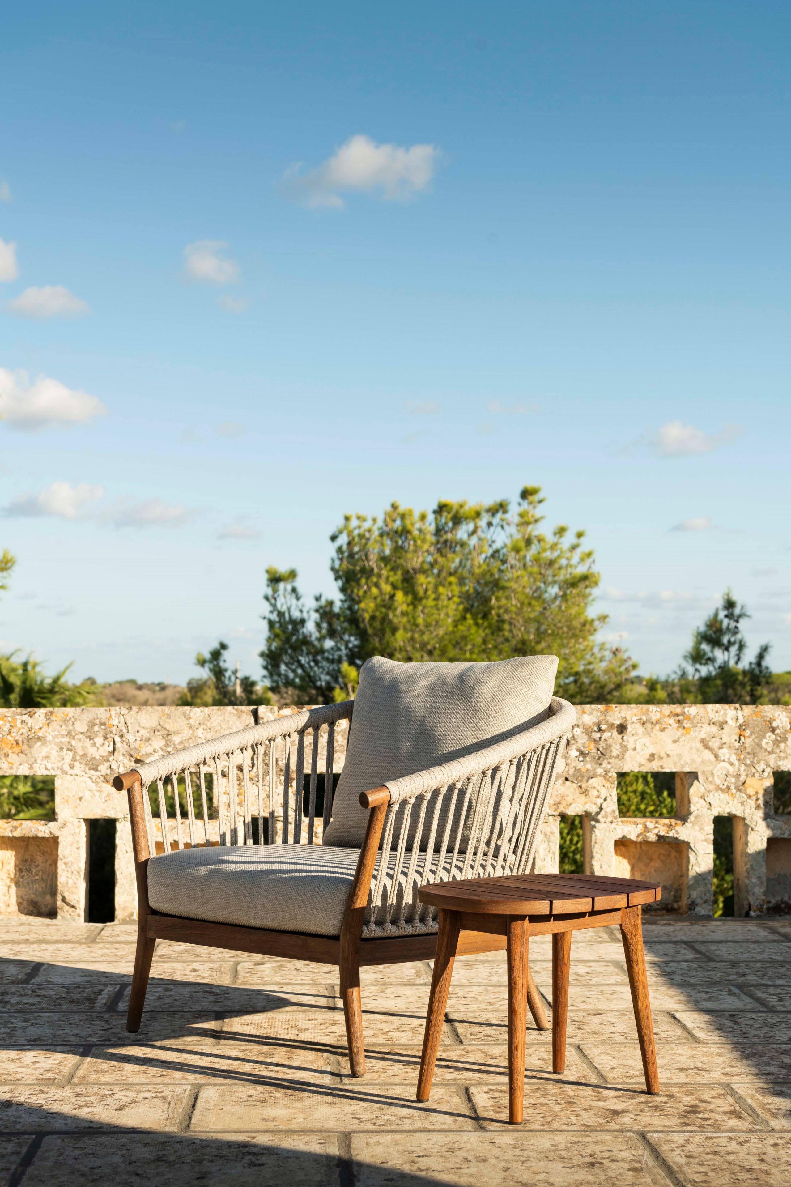 Кресло для сада с мягкой акриловой тканью Jardinico дерево ARCH-00141723 - Вид №6