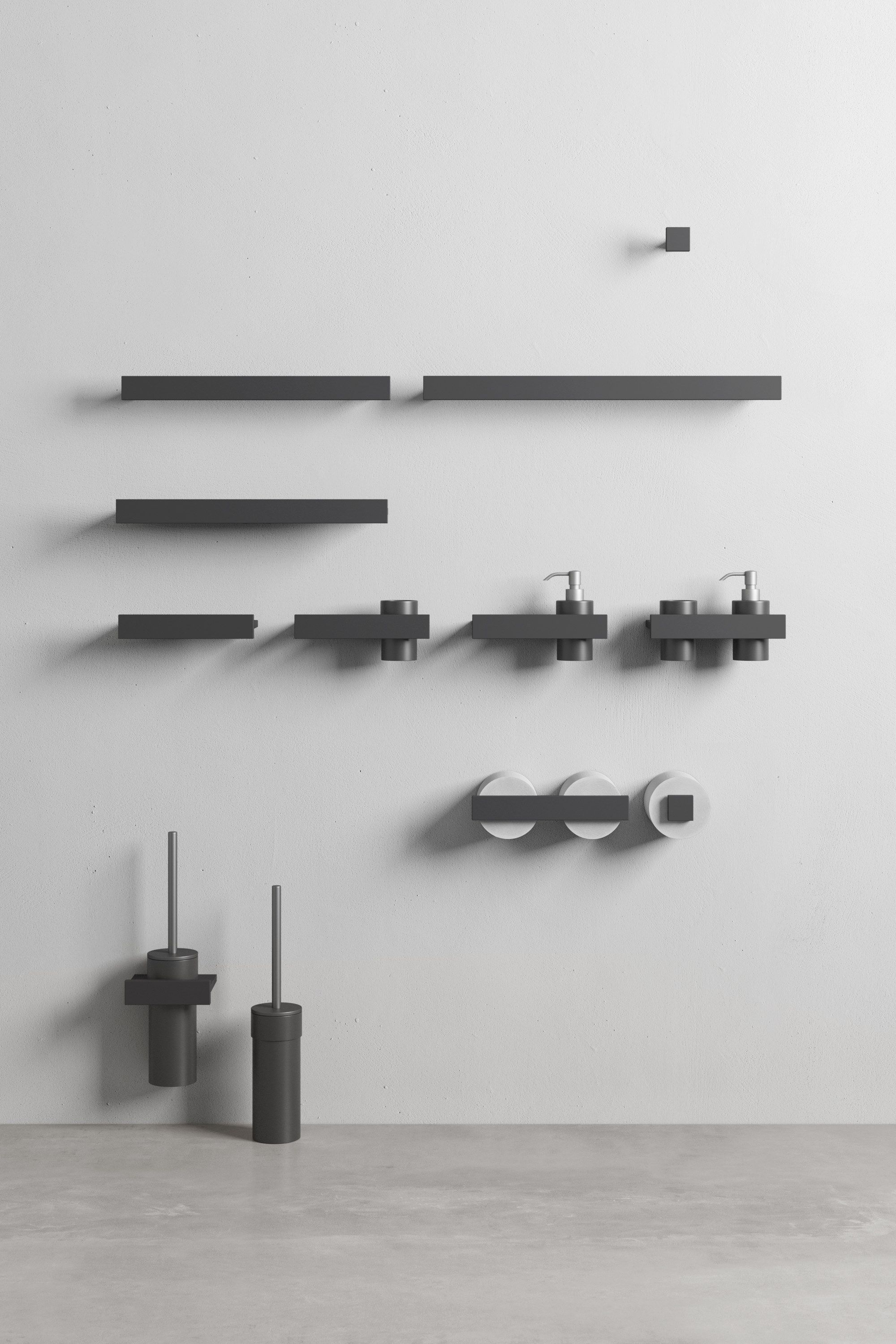 Двойной держатель рулона Corian® Rexa STONE ARCH-00109242