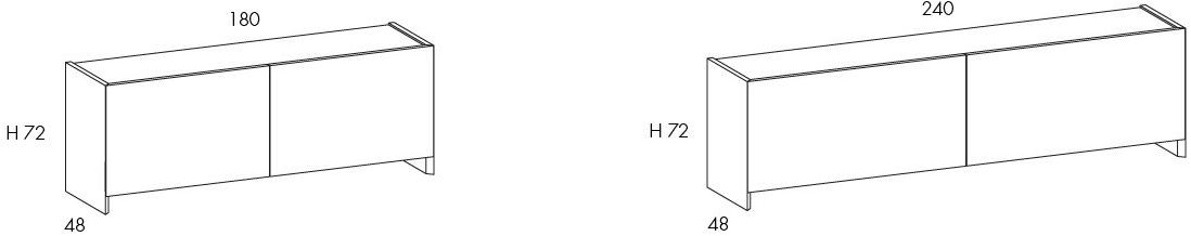 OLIVIERI Комод с копланарными дверцами sun-id-1398000 - Вид №4
