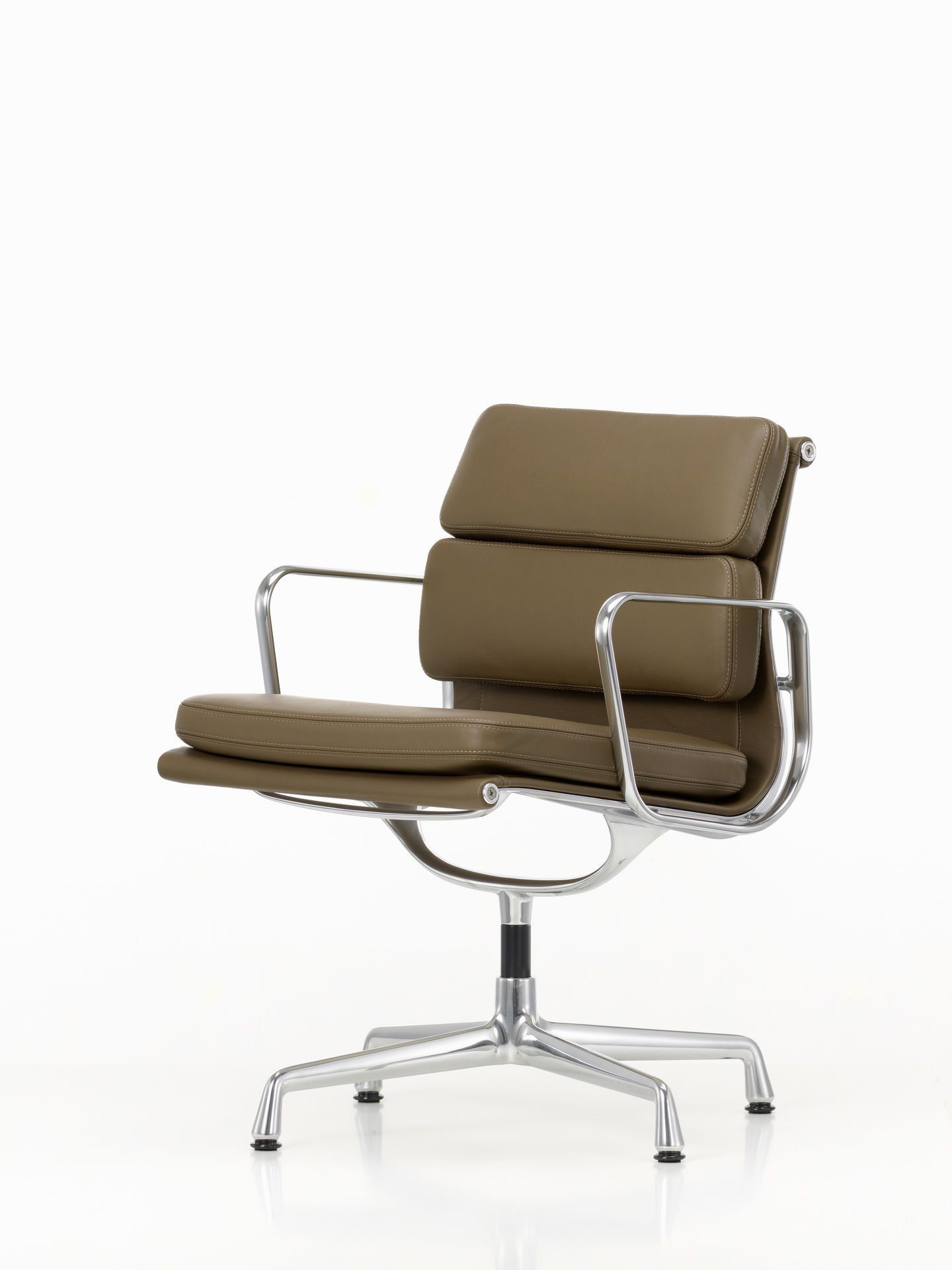 Кожаный стул с подлокотниками VITRA Eames Soft Pad Group ARCH-00088842 - Вид №46