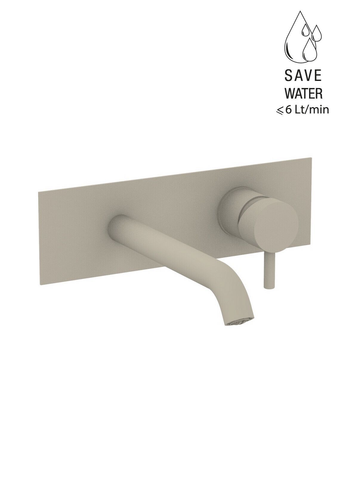 Настенный однорычажный смеситель для раковины с ограничителем расхода Rubinetterie Frattini Pepe XL ARCH-00076573 - Вид №73