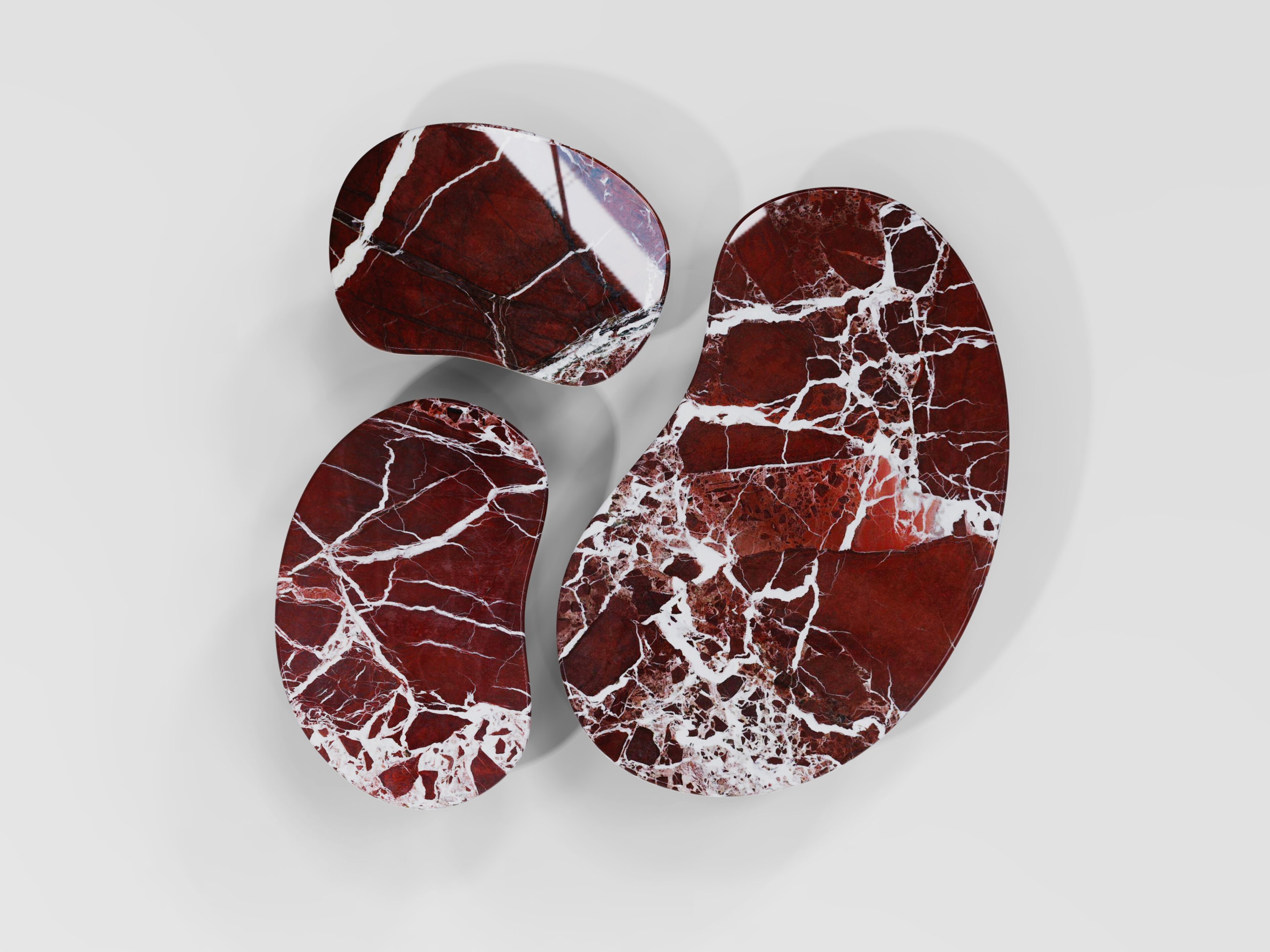 Низкий мраморный журнальный столик Secolo озера ARCH-00140027 - Вид №1