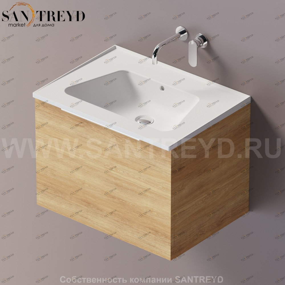 Flaminia BLOOM Тумба под раковину 70 см с 1 ящиком BBX805.WR Ceramica Flaminia