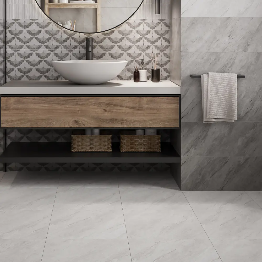 Керамогранит Tanto 45x45 см 1.62 м² цвет серый 89416691 STLM-2166699 Gracia Ceramica