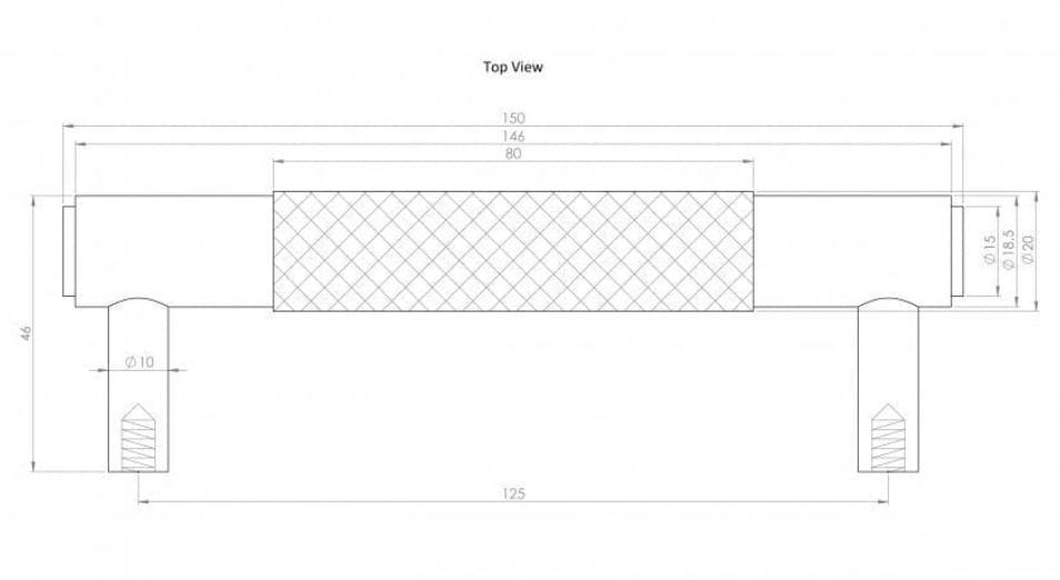 Мебельная ручка из нержавеющей стали LUSSO Luxe ARCH-00085579 - Вид №12