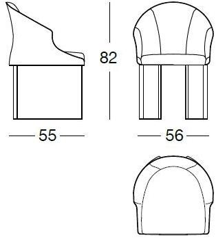 Longhi Мягкое кожаное кресло Loveluxe 2017 – essence collection U 160 - Вид №7