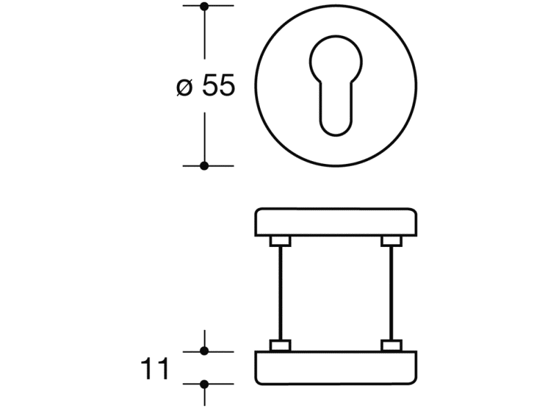 306.23ES защитная розетка HEWI System 111 | Polyamid  - Вид №2