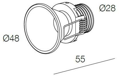 DGA Круглый точечный светильник на потолок sun-id-1467175 - Вид №2