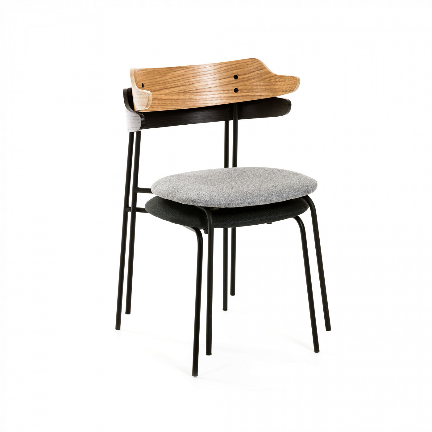 070183 Стул серый La Forma Olympia - Вид №5