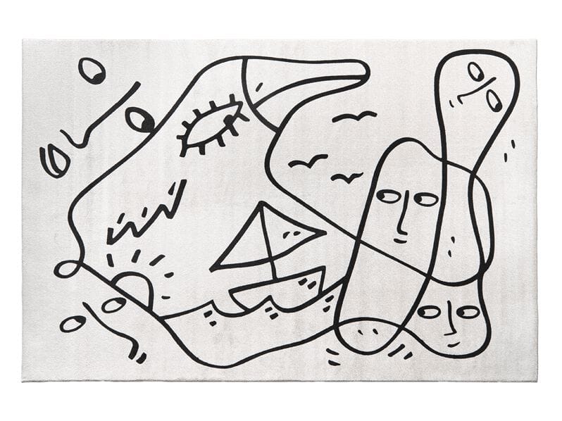 Прямоугольный тканевый ковер Qeeboo Linescapes ARCH-00149385 - Вид №1