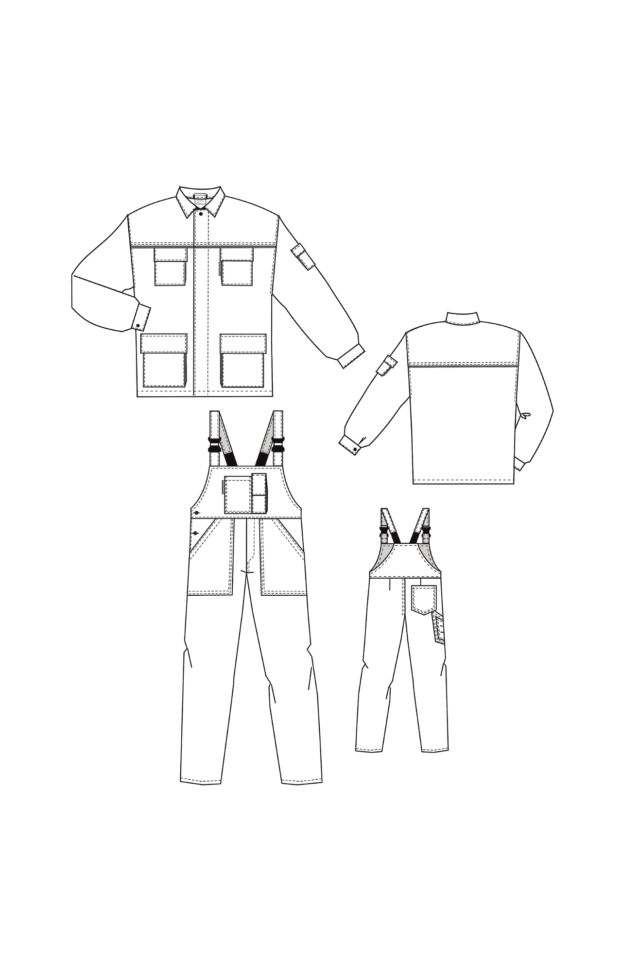 65513 Костюм "Эксперт-2" белый  Летняя спецодежда  размер 48-50/182-188  - Вид №6