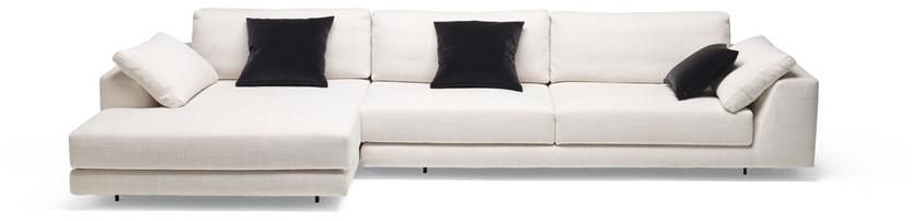 MisuraEmme Диван из ткани с полкой для журналов Misuraemme sun-id-1374520 - Вид №3