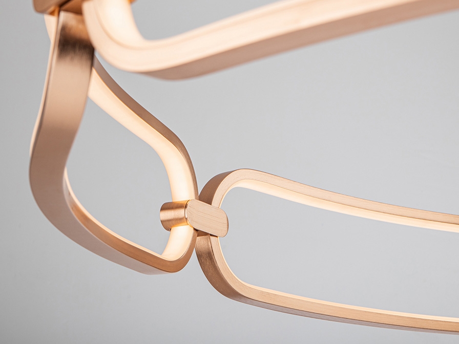 109041 Подвесной светильник Ø47 розовое золото DIM Schuller Colette - Вид №3