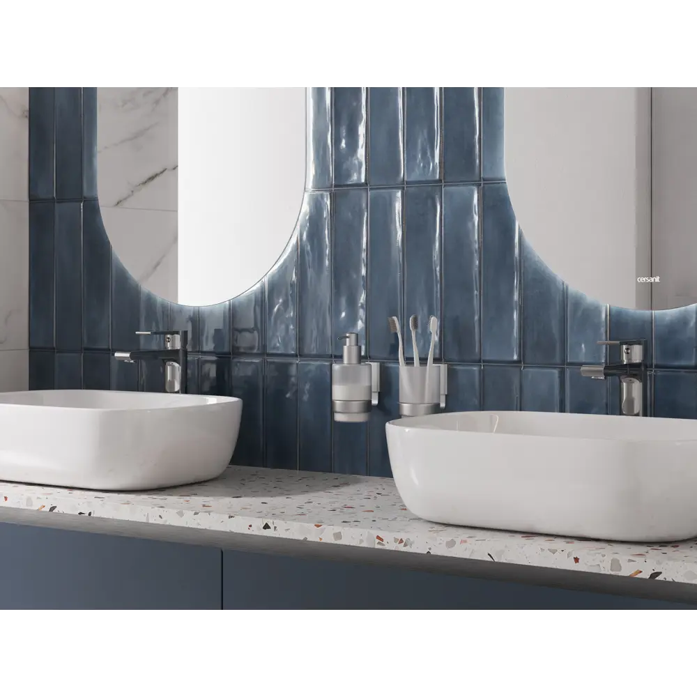 Настенная плитка KREAFORTA Cascada 29.8x59.8 1.425м цвет синий 89440747 STLM-2059310 - Вид №6