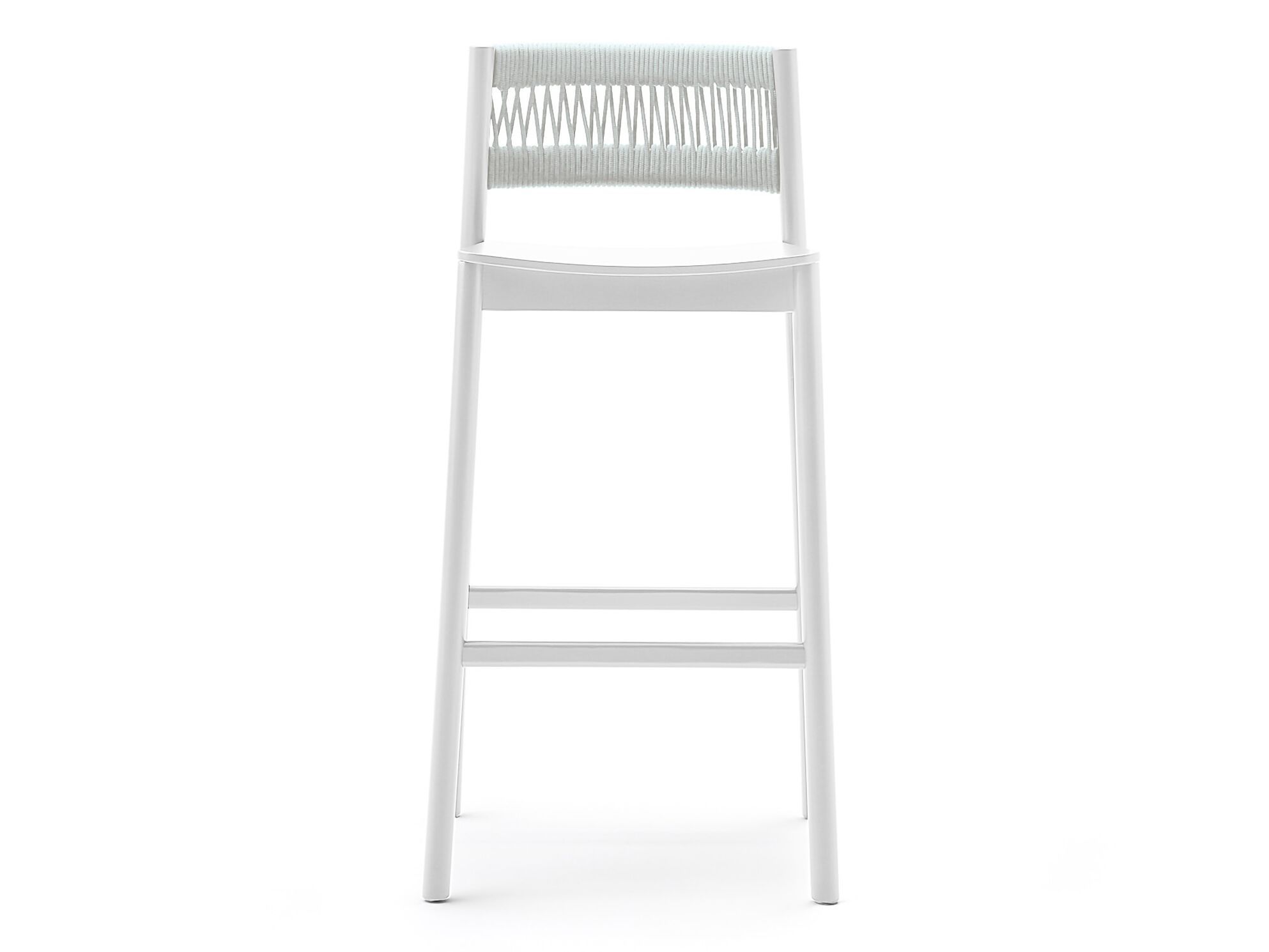 Высокий стул из бука и морской веревки Billiani Load ARCH-00101219