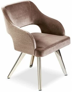 Cantori Бархатный стул с подлокотниками