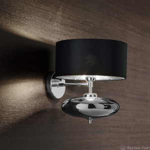 Zafferano Show LSH2321N CHROME SHADE BLACK бра