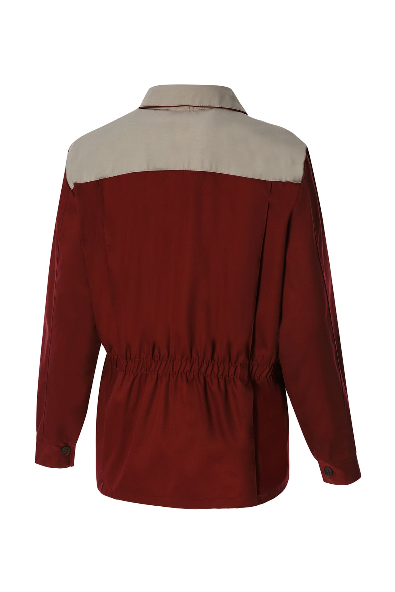 65527 Костюм "Эксперт-2" женский бордовый  Летняя спецодежда  размер 56-58/170-176  - Вид №2