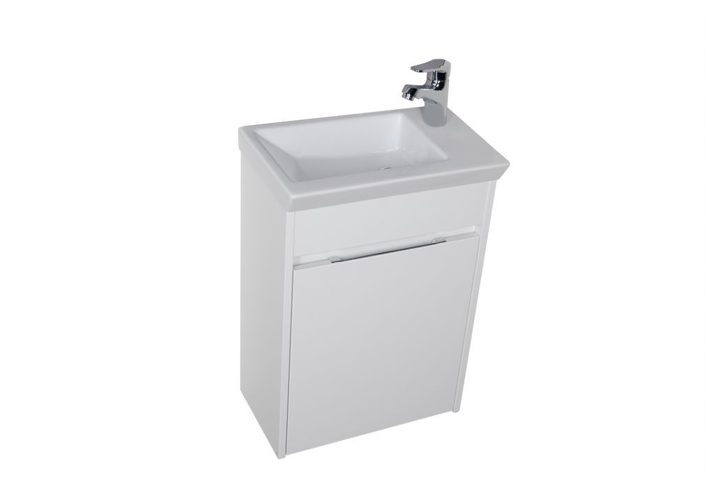 Тумба под раковину Aquanet Дувр 45 белый sun-id-275364 - Вид №2