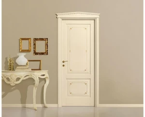 LEGNOFORM Лакированная дверь из массива дерева с декором Veneziana