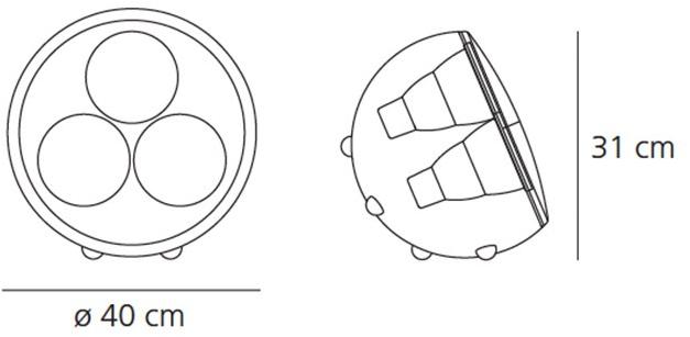 Artemide Светодиодная настольная лампа прямого света из метакрилата sun-id-1464484 - Вид №2