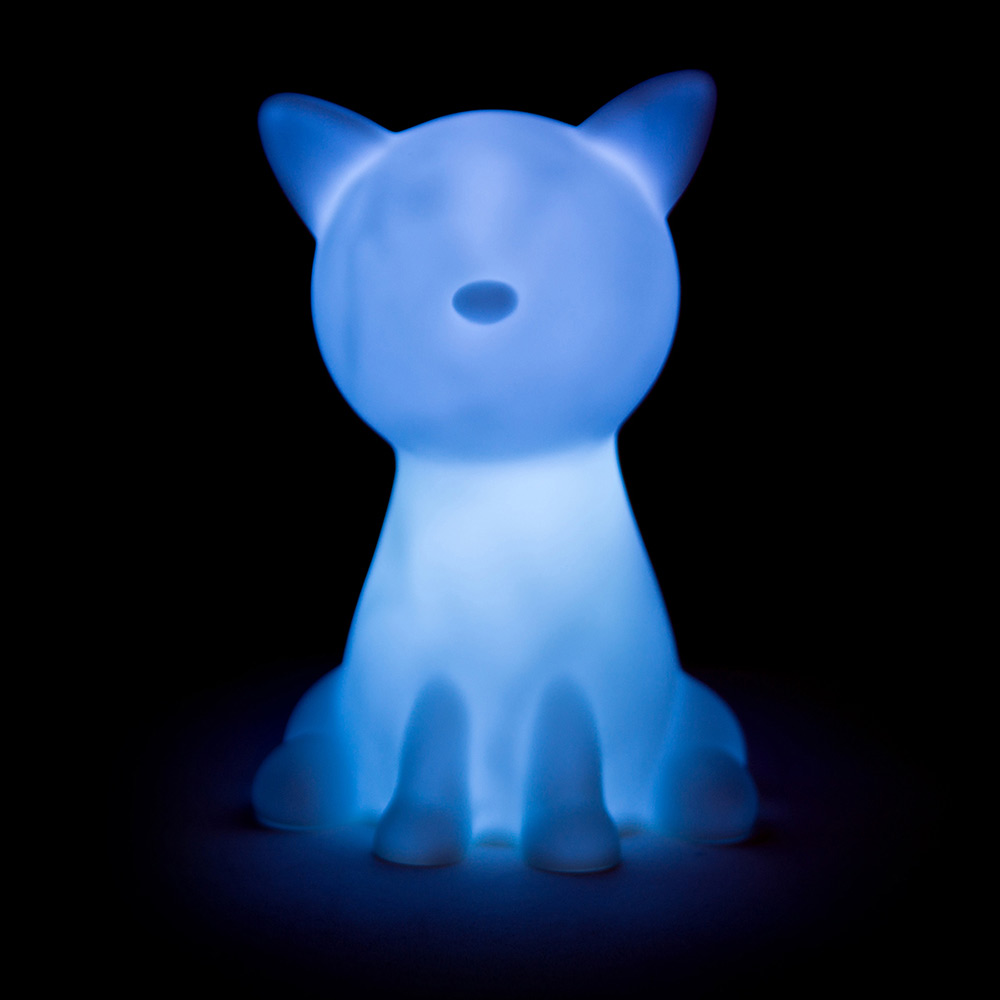 Ночник детский "Большой белый кот" LITTLE LOVELY COMPANY  281708 Белый Santreyd  - Вид №7