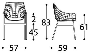 Varaschin Садовый стул с подлокотниками Summer set 2423 - Вид №12
