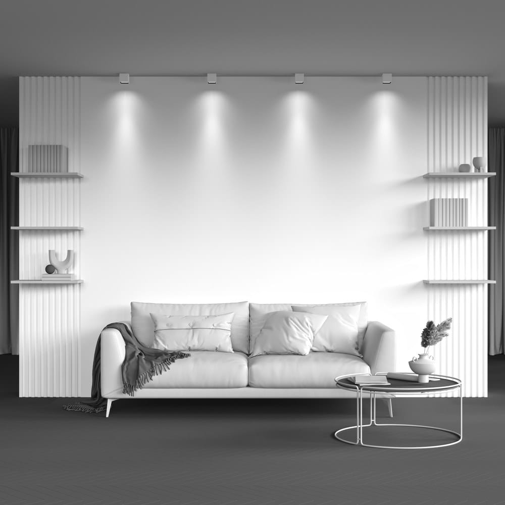 Металлический квадратный светодиодный прожектор с регулируемой яркостью Maytoni Альфа ARCH-00002021