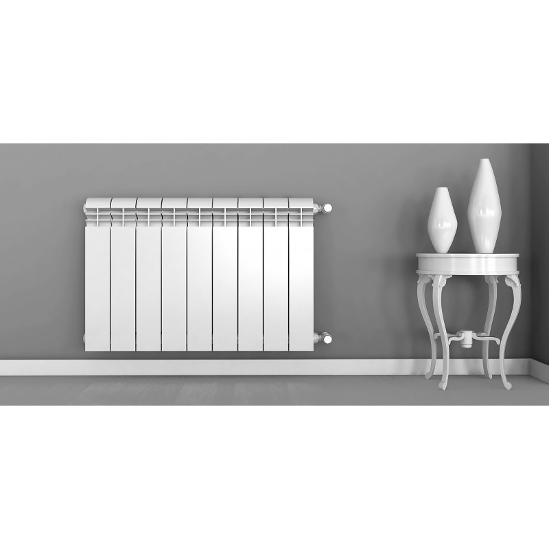 Радиатор биметаллический Rifar Base 500/100 14 секций нижнее правое подключение R50014НПП - Вид №5