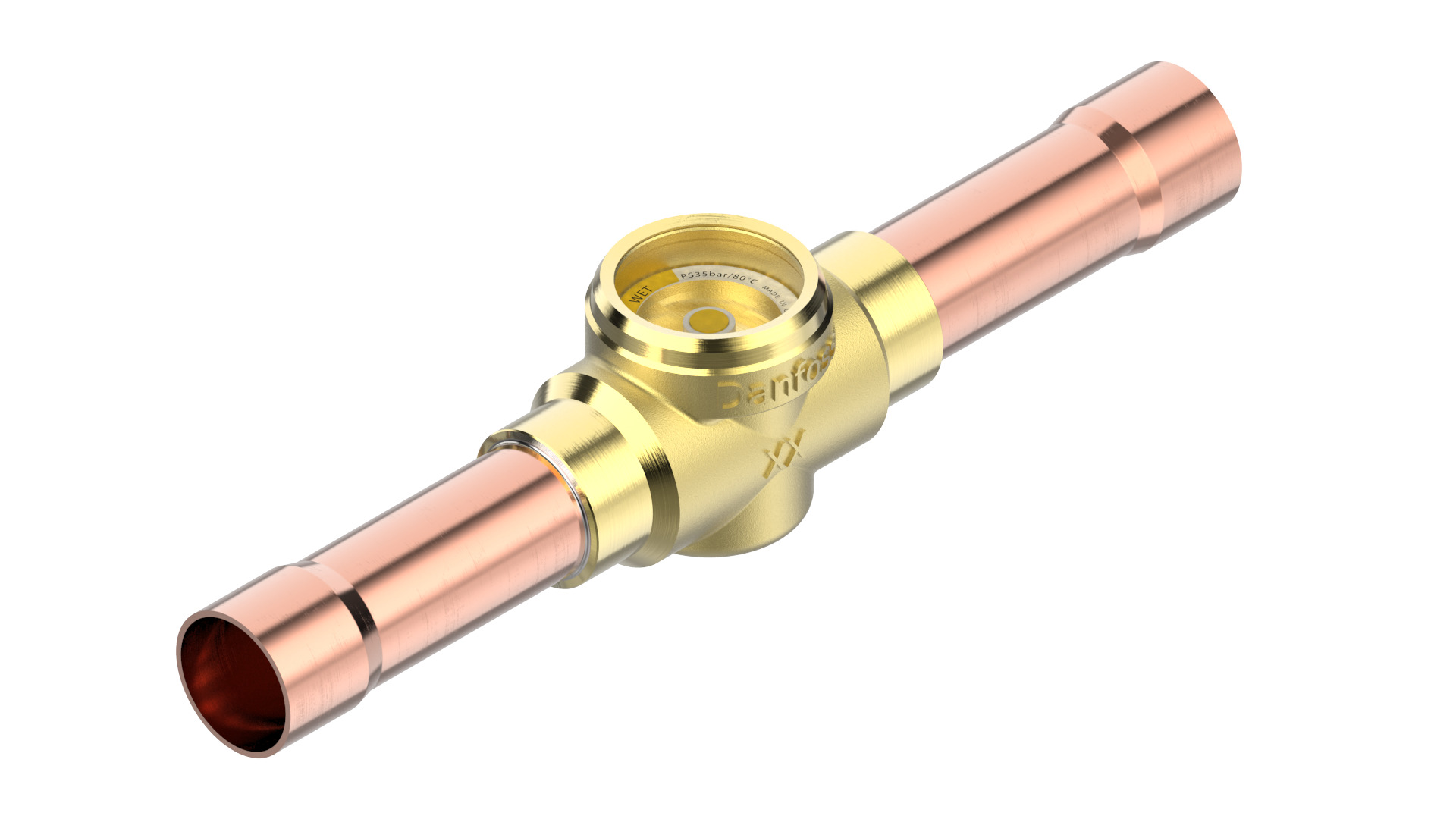 Danfoss SGN — Смотровые стекла с индикатором влажности SGN 10 Смотровое стекло 014-0192  - Вид №5
