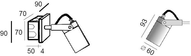 BEL-LIGHTING Регулируемый проектор для улицы из нержавеющей стали  926a.gu.04  - Вид №1