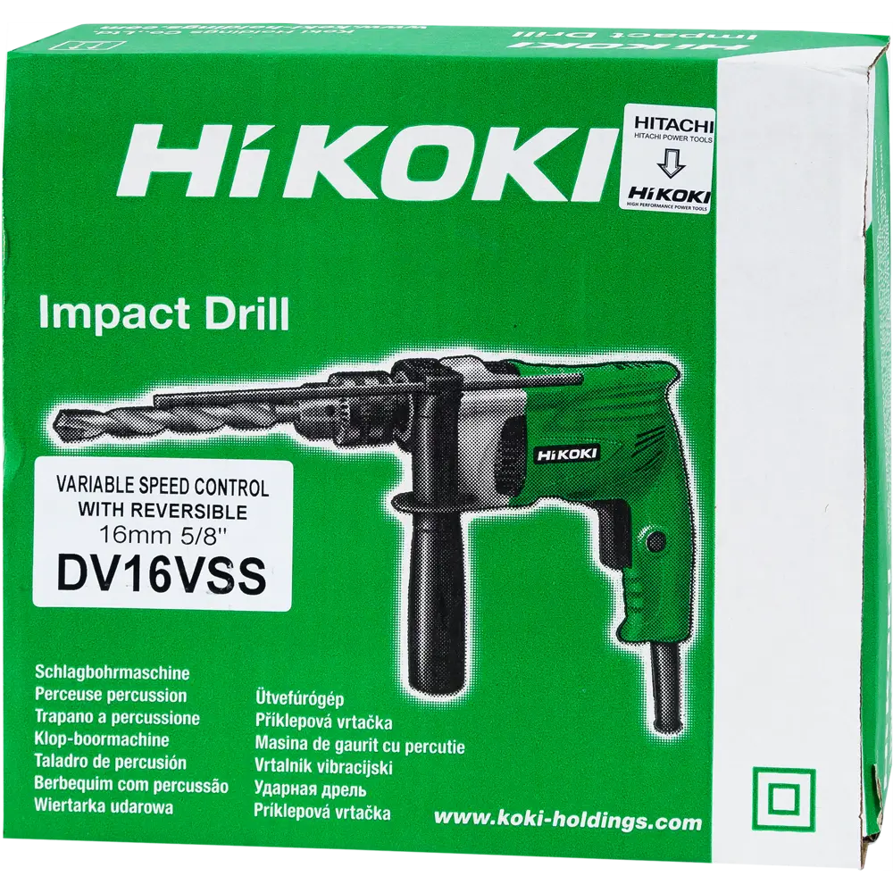 Дрель ударная Hikoki DV16VSS, 600 Вт STLM-2164065 - Вид №5