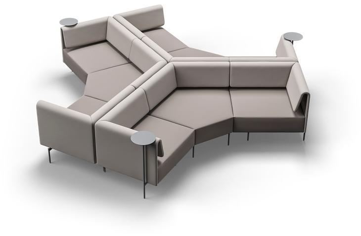 Kastel Кожаный диван с журнальной полкой по контракту Klint sun-id-1465648 - Вид №7