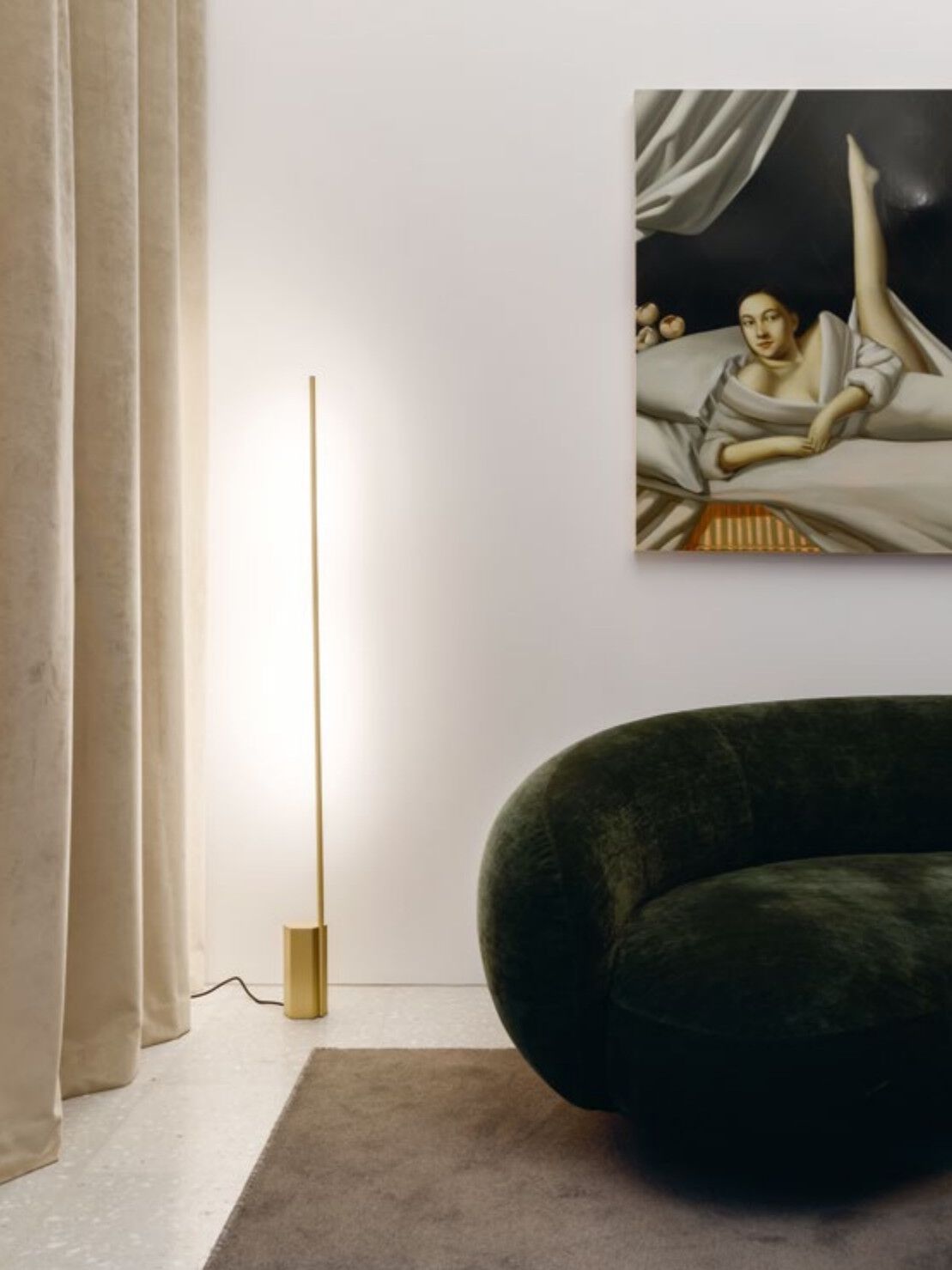 Латунь светодиодный торшер CVL Luminaires ссылка ARCH-00096285 - Вид №4