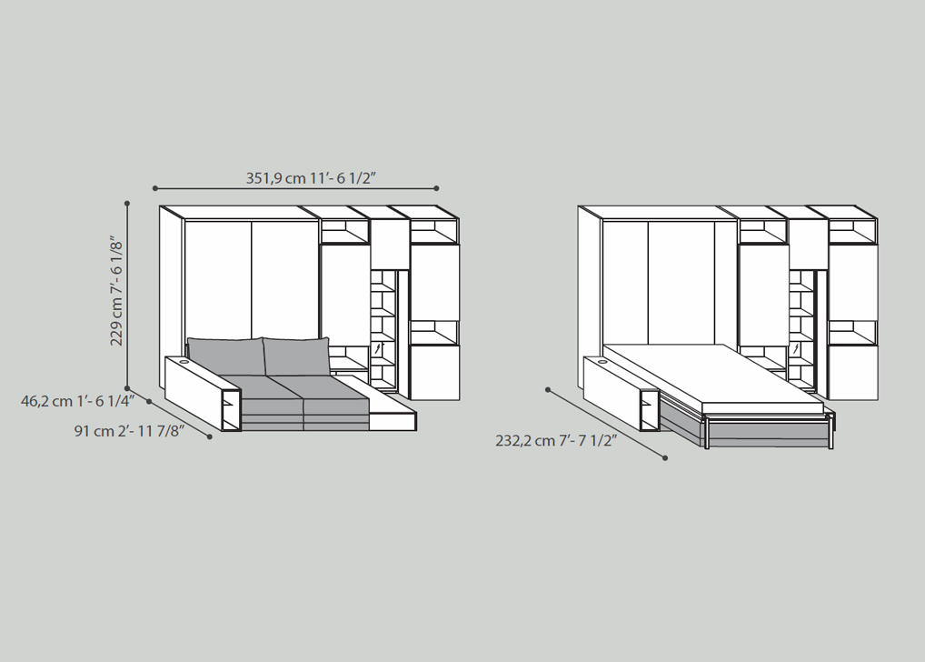 Композиция из модулей  TUMIDEI 258  - Вид №2