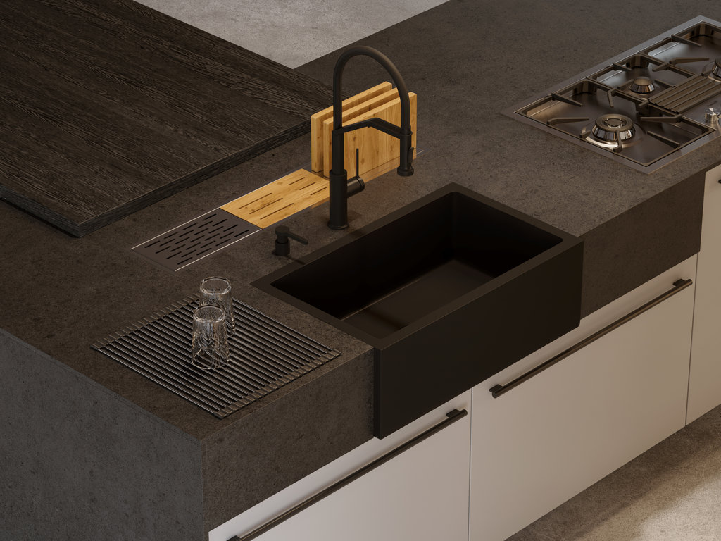 Кухонная мойка Mikura 76 BL OMOIKIRI 4997075 - Вид №3