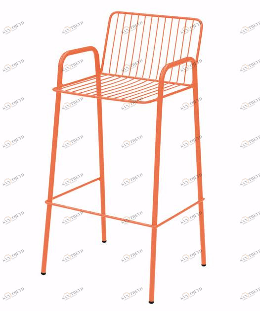 iSimar Садовый стул из стали со спинкой Niza 7199 / 9139